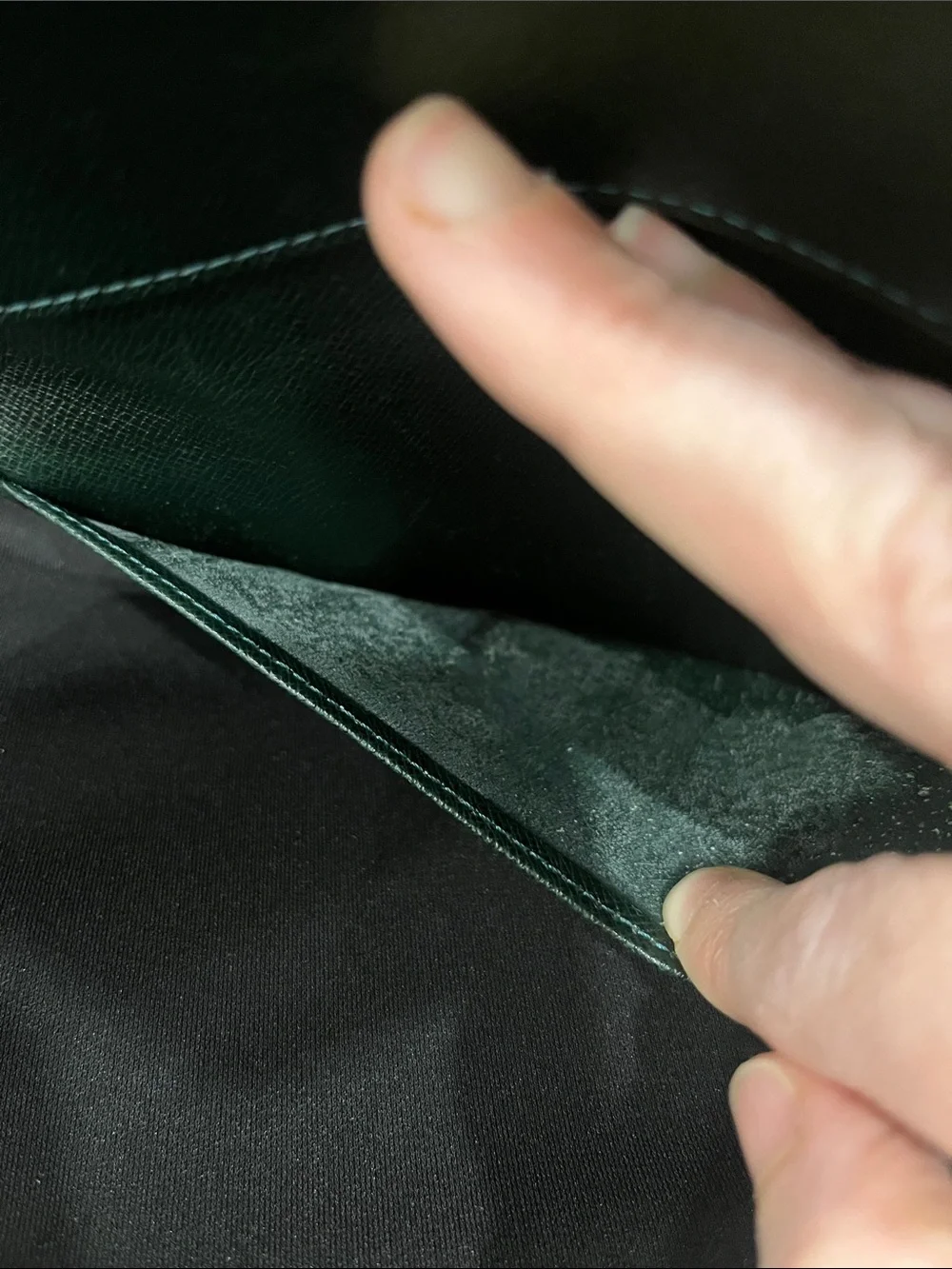 Louis Vuitton check book wallet